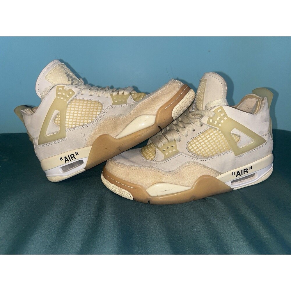 Nike Air Jordan 4 Retro SP Off-White “Sail” CV9388-100 Size 8.5